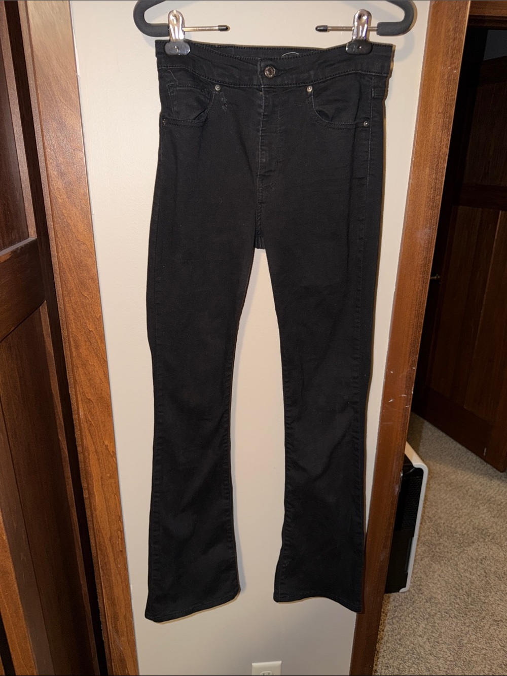 Levi's Black Flare Jeans